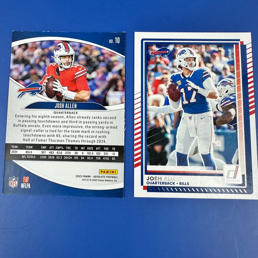 Josh Allen Bills w/ James Cook, Hawes/Bosa Lot of 19 - Picture 7 of 15